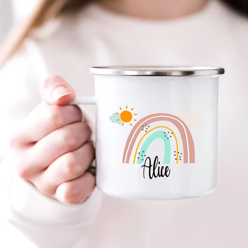 Vista 5 de Personalized Mug for Kids, Boys, Girls Customized Hot Chocolate, Cocoa, Coffee & Milk Cup Custom Name Birthday Gift Party Favors 11 Oz