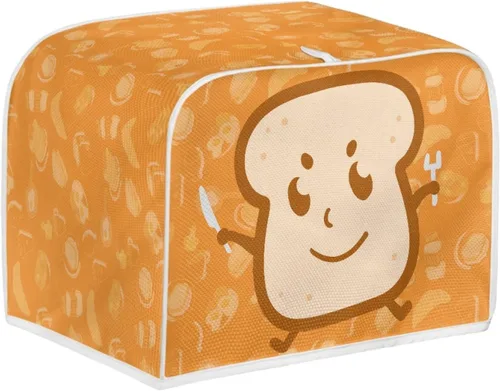 Vista 19 de Coldinair Cubierta para tostadora de dos rebanadas con estampado de aguacate, cubierta de electrodomésticos pequeños con diseño de frutas