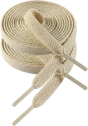Vista 25 de VSUDO 2 pares de cordones planos para tenis, cordones/agujetas de zapatos para tenis 01 Blanco