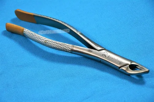 Vista 6 de Nuevas Pinzas de Extracción Dental Premium de Servicio Pesado Alemán No 150, Instrumentos Dentales de Extracción
