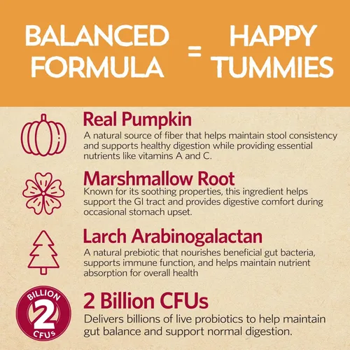 Vista 3 de Fidobiotics Smooth Move Probiótico para perros, porción de 7 días para malestar estomacal y transición de alimentos, salud intestinal digestiva