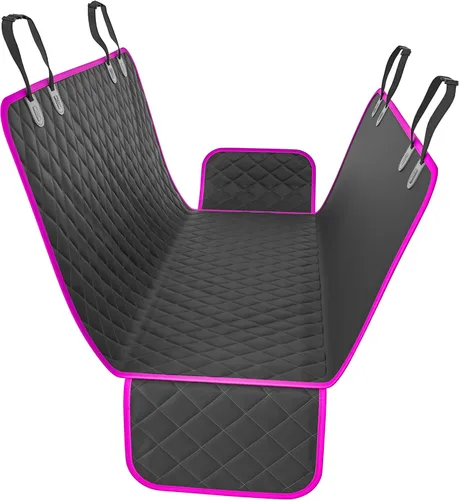 Vista 12 de Active Pets Funda de Asiento Trasero Beige XL para Perros, Hamaca para Coche, Protector Impermeable para Asiento Trasero de Camiones, Banco Trasero