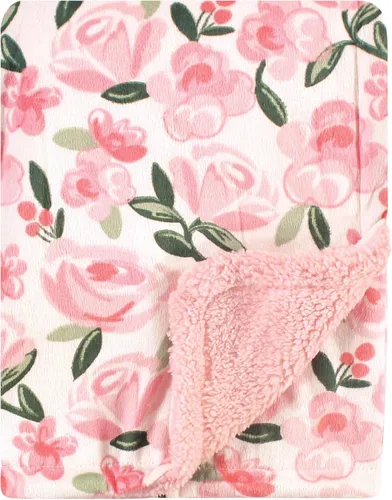 Vista 19 de Hudson Baby Manta unisex de felpa de visón y sherpa para bebé, abstracta, talla única