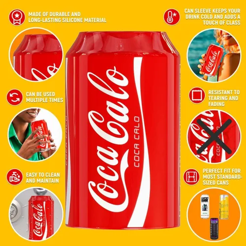 Vista 55 de BeerSkin - Fundas de silicona para latas que parecen refrescos, 12 oz
