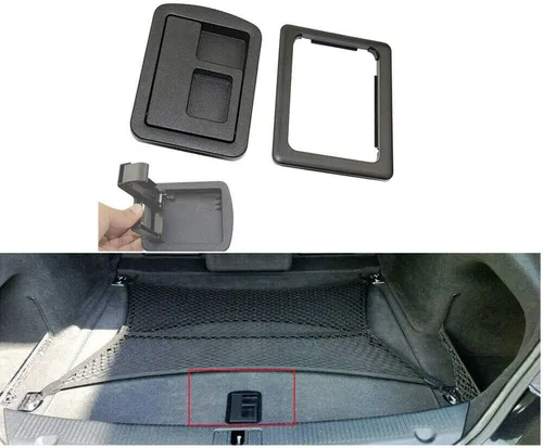 Vista 2 de Caja de bisel superior de la manija del trazador de líneas del maletero negro para Audi A3 A4 A5 A6 A8 S3 S4 S5 S6 S8