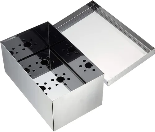 Vista 5 de TIKUSAN Contenedor de algas japonesas Sushi Nori Can Hecho en Japón Acero Inoxidable (Pequeño)