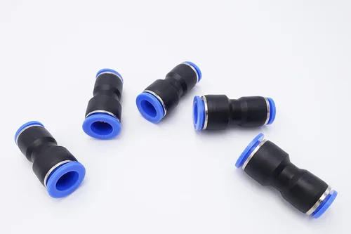 Vista 12 de Empuje para conectar, tubo de 1/2 pulgada OD, conector de dos vías de unión recta de aire neumático (paquete de 5)