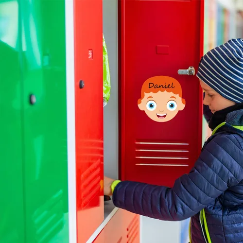 Vista 7 de 100 piezas de recortes creativos de cara multicultural de 5.5 pulgadas, papel de construcción de color de piel para manualidades, aula, tablón