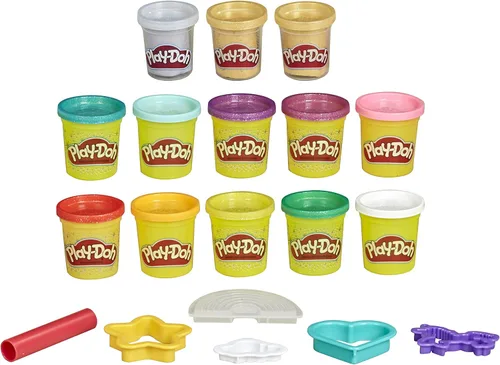 Play-Doh Bulk Colors - Paquete (13 unidades) de compuesto de modelado no tóxico (exclusivo de Amazon)