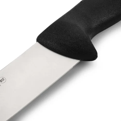 Vista 4 de Arcos Cuchillo de carnicero de acero inoxidable de nitrum de 10 pulgadas. Cuchillo de cocina profesional para cortar carne, pescado y verduras. Negro