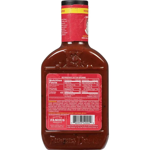 Vista 5 de Famous Dave's Paquete variado de salsa BBQ – 3 unidades, Rich & Sassy, Texas Spit & Honey Hickory (59 onzas)