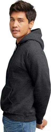 Vista 3 de Hanes Sudadera con capucha Ecosmart para hombre, sudadera de forro polar de peso medio, sudadera con capucha para hombre