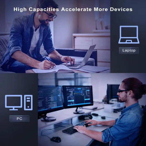 Vista 5 de JOIOT Disco duro interno de estado sólido SSD de 128 GB, 3D NAND SSD interno SATA III de 2.5 pulgadas, hasta 550 MB/s, rendimiento mejorado