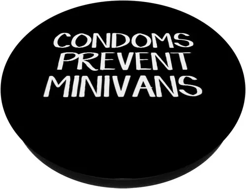 Vista 2 de Los condones evitan las minivans PopSockets Grip y soporte para teléfonos y tabletas