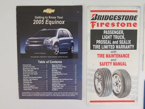 Vista 8 de 2005 Chevy Chevrolet Equinox Owners Manual