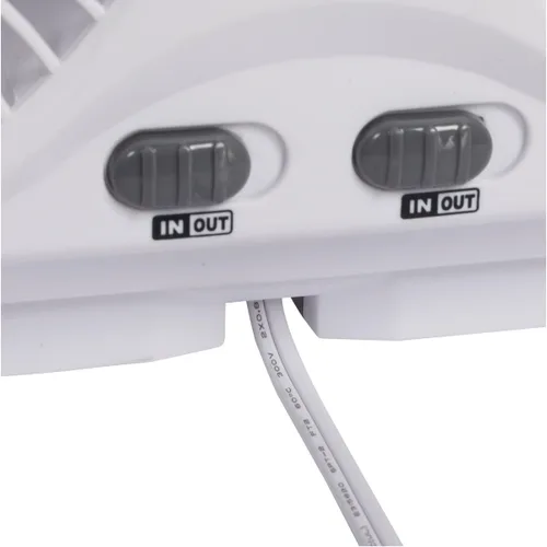 Vista 9 de Do It Best FW23-8HS - Ventilador de ventana doble - Ventilador eléctrico ligero para circulación de aire, 2 velocidades
