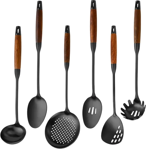 Vista 11 de Juego de utensilios de cocina de acero inoxidable 304 - 10 piezas utensilios para servir, utensilios de cocina