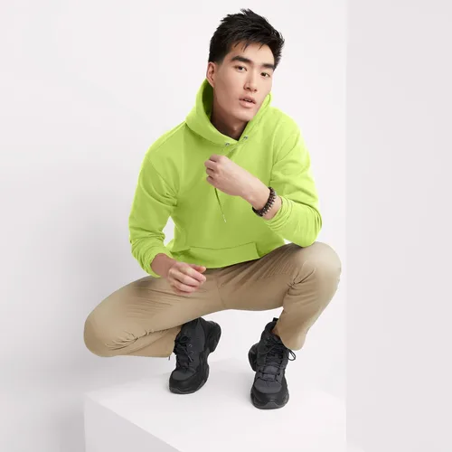 Vista 5 de Hanes Sudadera con capucha Ecosmart para hombre, sudadera de forro polar de peso medio, sudadera con capucha para hombre