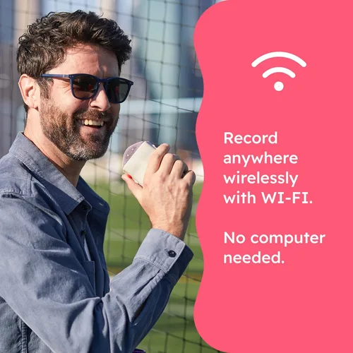 Vista 5 de Blast - Micrófono portátil para podcasting, inalámbrico, portátil, grabación sin pérdidas, almacenamiento en la nube