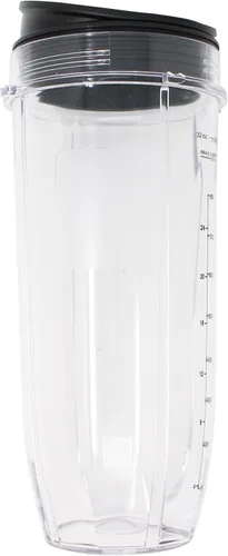 Vista 4 de Repuesto para vaso Nutri Ninja de 32 oz 407KKU641 compatible con el sistema de cocina CT680W Nutri Ninja Intelli-Sense