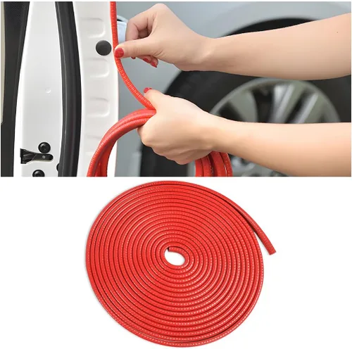 Vista 20 de Osilly Protectores de borde de puerta de automóvil, sello de goma de 16 pies, borde de puerta de automóvil, protector de borde de puerta