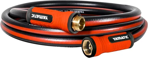 Vista 12 de YAMATIC Manguera de jardín corta de hembra a hembra de 5/8 pulgadas x 3 pies, manguera guía resistente de doble uso 2 en 1 con conector de latón