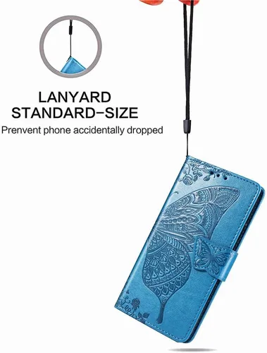 Vista 7 de MEUPZZK Funda tipo cartera para Samsung Galaxy A32 5G, funda tipo cartera para Samsung A32 5G, piel sintética de alta calidad, con diseño