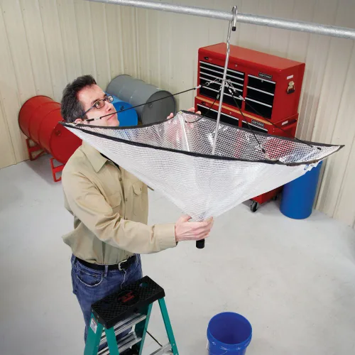 Vista 2 de PIG TLS461-CL - Kit de lona para desviador de fugas de techo, 30 x 30 pulgadas, transparente, TLS461-CL