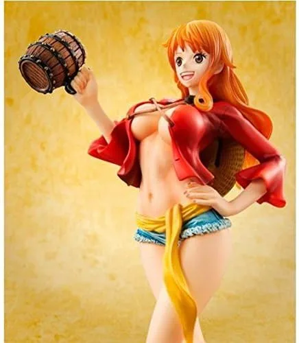 Vista 6 de Megahouse One Piece: Portrait of Pirates: Nami Mugiwara Versión 02 Edición Limitada Figura de PVC