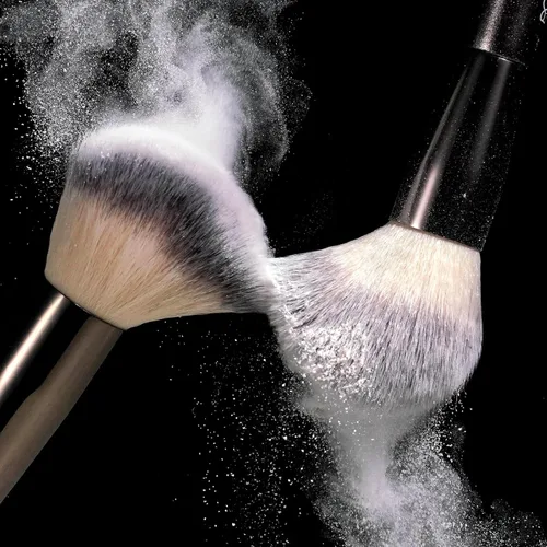 Vista 7 de Brochas de maquillaje profesionales BS-MALL con estuche de viaje, brocha Kabuki para sombra de ojos, cepillo corrector, brocha para rubor