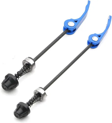 Vista 10 de DEER U Road Mountain Bicycle MTB Wheel Hub Front and Rear Skewers Quick Release Clip Bolt Lever Axle QR 145/180 mm, a Pair