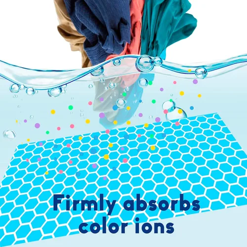 Vista 7 de Xcleen Absorbedor de color para lavandería, protege tu ropa de la decoloración y las manchas, 40
