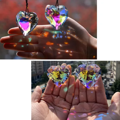Vista 34 de STINO - 2 piezas prismas atrapasoles de bola de cristal de 4cm, atrapasoles colgantes con prisma de vidrio, creador de arcoíris para ventanas