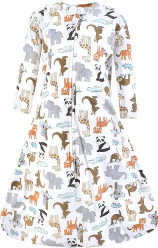 Vista 27 de Hudson Baby Saco de dormir unisex de algodón de manga larga para bebé