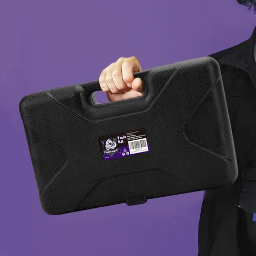 Vista 9 de CARTMAN Juego de herramientas de mano básicas para el hogar de 152 piezas, con estuche de caja de herramientas, kit de herramientas para el hogar