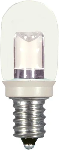 Vista 22 de Satco S9176 LED T6 Frost 2700K Bombilla base de candelabro, 0.8W