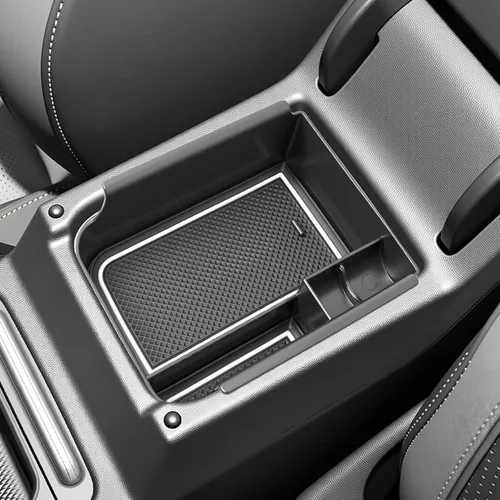 Vista 19 de SKTU 2-Pack for 2026 Volvo XC60 Center Console Organizer for 2026+ Volvo XC60 (Core/Plus/Ultra) Wireless Charging Mat & Console Tray Volvo XC60 2026