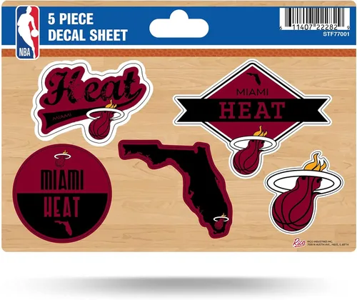 Vista 19 de Rico Industries Hoja de adhesivos NBA (5 unidades)