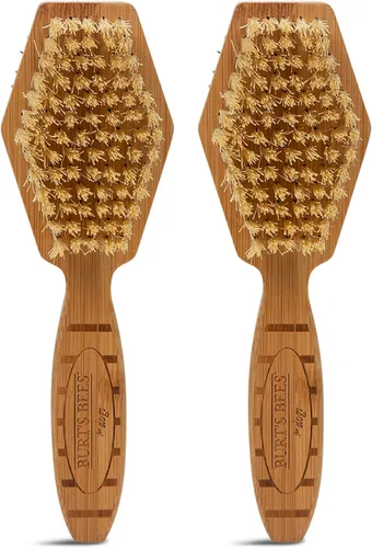 Vista 9 de Burt's Bees for Dogs - Cepillo de doble cara y cerdas de cáñamo para perros