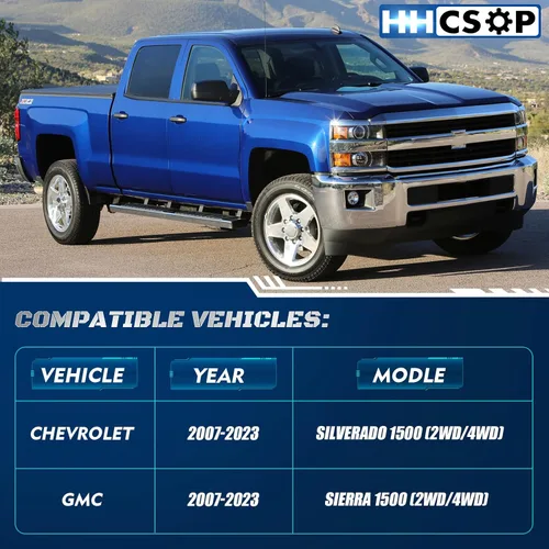 Vista 2 de HHCSOP Kit de elevación de nivelación delantera de 2.5 pulgadas para Chevy Silverado 1500 GMC Sierra 1500 2WD 4WD, kit de nivelación de espaciador