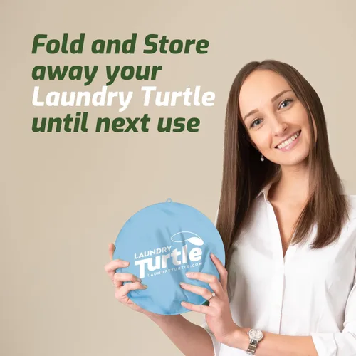 Vista 5 de Laundry Turtle Cesta de Ropa Plegable Cesto de Ropa Plegable Revolucionario Cesta de Ropa Innovadora para Ropa Sucia Lavado y Extracción de Aqua