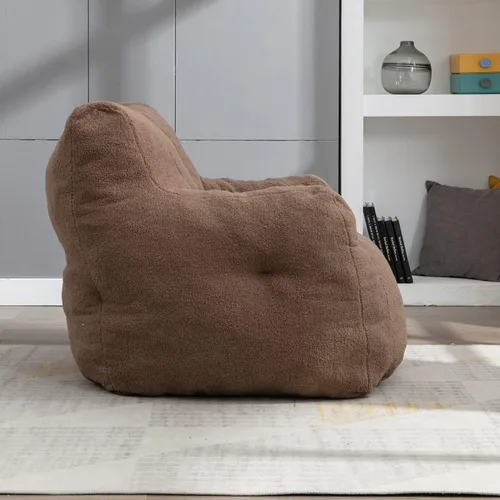 Vista 36 de kevinplus Puf - Silla de sofá individual con acento de espuma suave y esponjosa, silla de ocio de espuma de alta resistencia para sala de estar