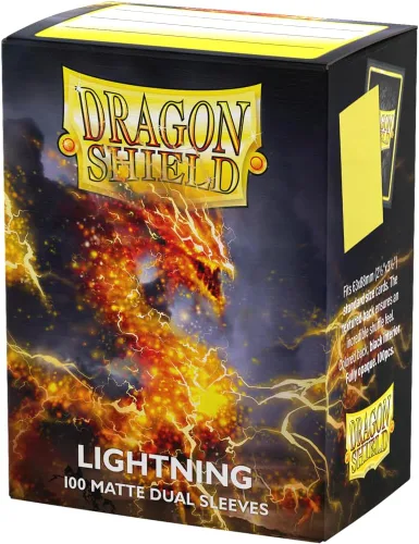 Vista 29 de Dragon Shield Fundas para tarjetas de tamaño estándar doble mate 100 unidades - Fundas TCG suaves y resistentes - Compatible con Pokemon, One