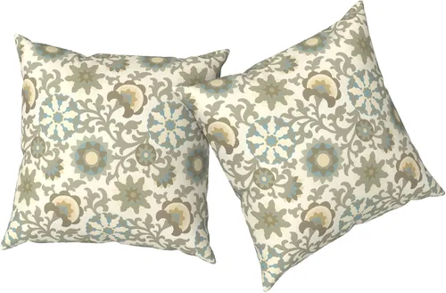 Vista 102 de Almohadas de exterior para muebles de patio de 16 x 16 pulgadas, almohadas cuadradas para exteriores con rellenos, almohadas decorativas de patio