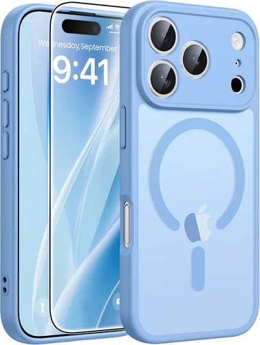 Vista 208 de FNTCASE Funda para iPhone Air: [Compatible con Magsafe] Fundas translúcidas mate con [protección completa de la cámara] [protector de pantalla]