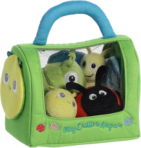 Vista 6 de Aurora® Engaging Baby Talk™ My Critter Keeper™ - Animal de peluche para bebé, delicia sensorial, aprendizaje interactivo, multicolor, 8 pulgadas