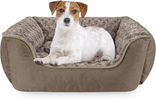 Vista 30 de JOEJOY - Cama rectangular para perros grandes, medianos y pequeños - Cama de sofá ortopédica lavable, suave y transpirable para cachorros
