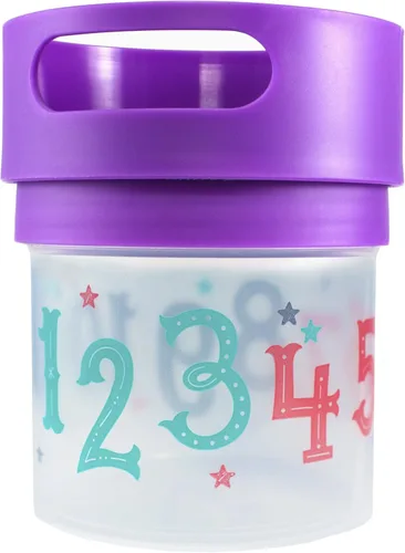 Vista 4 de Munchie Mug Taza de aperitivos a prueba de derrames, negro, tarro de 12 onzas, fabricado en los Estados Unidos