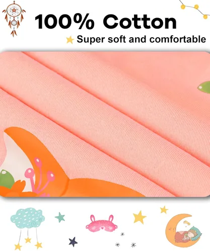 Vista 5 de DAUGHTER QUEEN Pijamas de Halloween de 18 meses a 12 años para niños y niñas, ropa de dormir 100% algodón