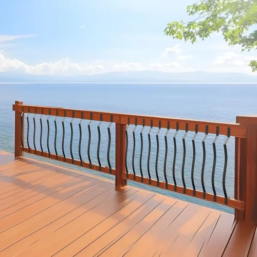 Vista 7 de Akenow Paquete de 51 balaustres curvos, barandillas de hierro resistentes de 29.5 pulgadas con tornillos, balaustres de metal de balaustre de arco